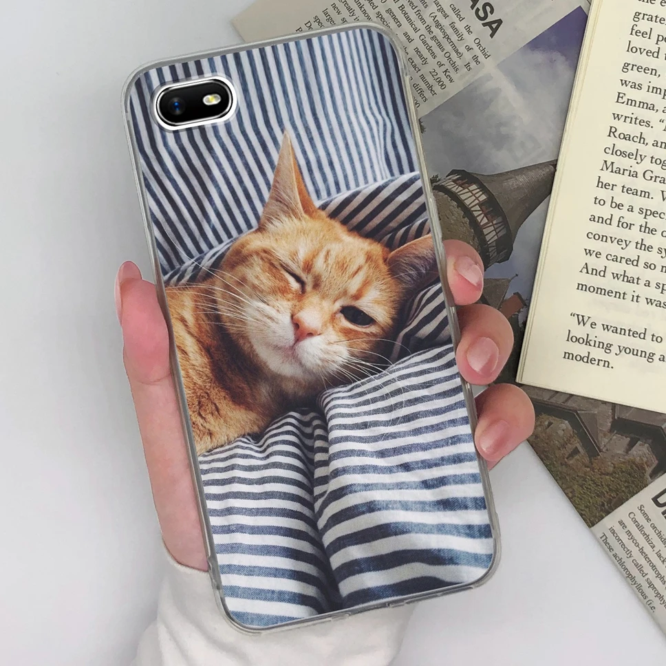 Cute Sweet Girl Transparent Soft Silicone Phone Case – 6.1 inches