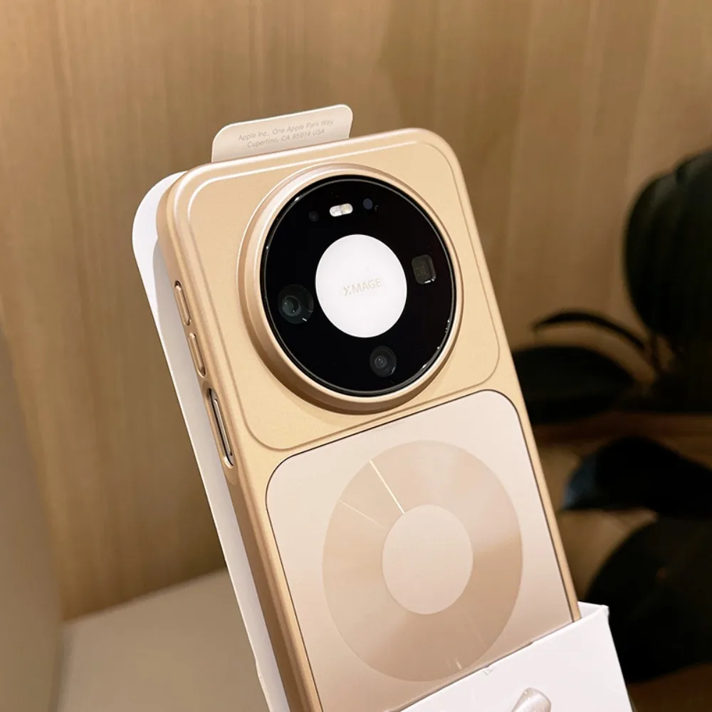 Shockproof Magnetic Case with Electroplating Frame and Matte Finish - Hard PC Anti-Drop Cover