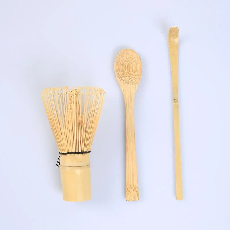 Matcha Tea Set 4PCS Tea Set Brush Reusable Matcha Whisk Spoon Chinese Style Bamboo Japanese Teaware Tea-making Tools