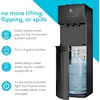 Avalon A3BLK Self Cleaning Bottom Loading Water Cooler Dispenser, 3 Temperature-UL/Energy Star Approved-Black Stainless Steel, 5 2