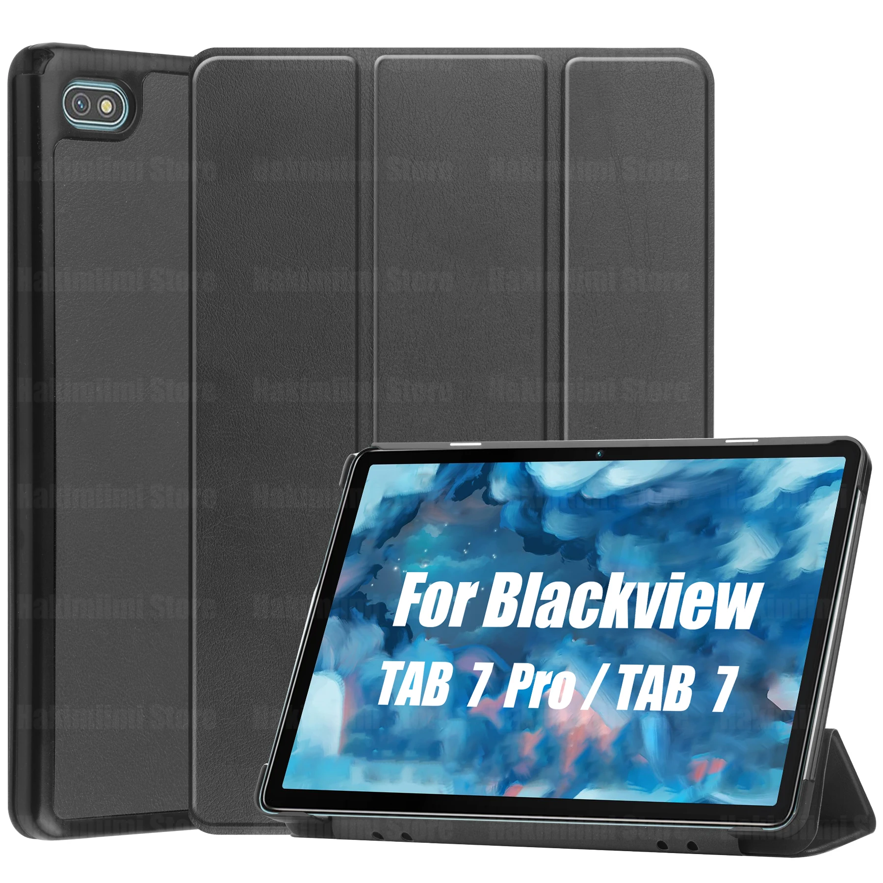 Custodia Protettiva Antiurto In Pu Per Blackview Tab 7 Pro 10.1 "Tri-Fold Leggera Con Cover Sottile Per Blackview Tab 7 Pro