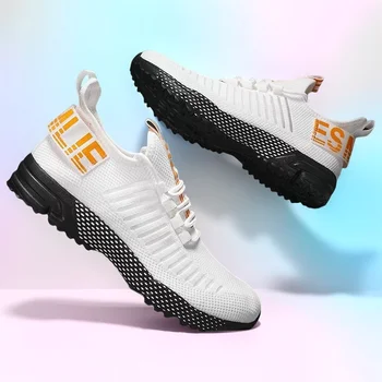 أحذية رياضية رجالية قابلة للتنفس، أحذية كاجوال مريحة وعصرية للرجال، خفيفة الوزن للأنشطة الخارجية، أحذية تنس جديدة خفيفة الوزن