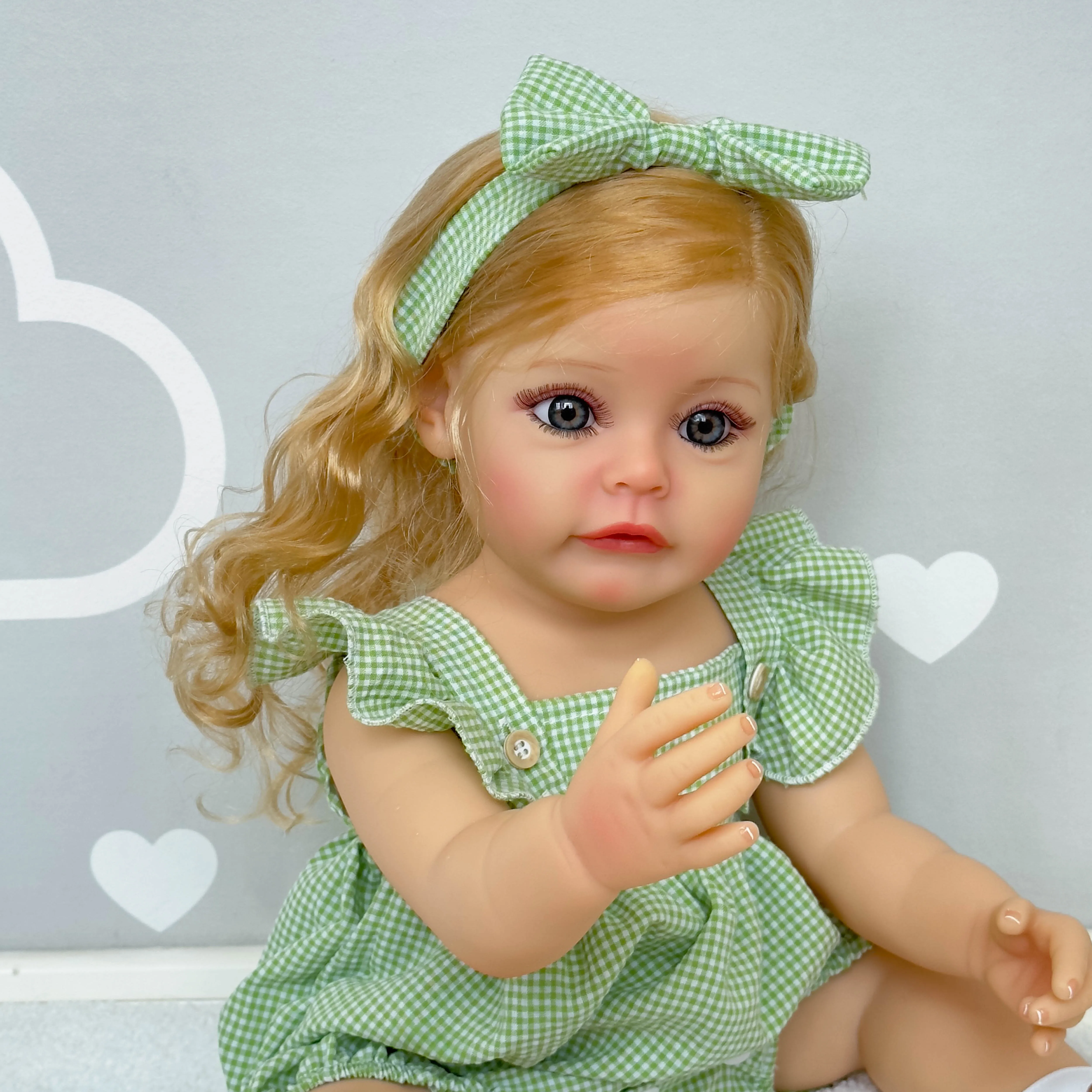 NPK 50CM Bebe Reborn Full Body Silicone Waterproof Baby Maddie Doll  Hand-Detailed Painting with Visible Veins Lifelike 3D Skin T - AliExpress