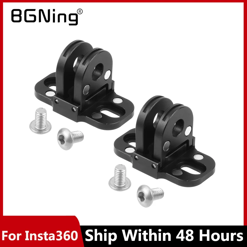 Metal Base Mount Mini Tripod Adapter M3 Mounting Screws for GoPro DJI ACTION4 Camera Cage Rig Frame Bracket Selfie Stick Holder