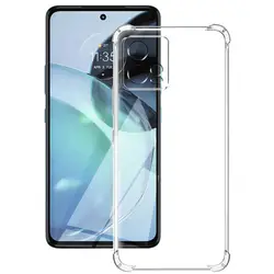 Clear Soft Silicone Shockproof Phone Case Cover - Moto G73 5G (Shockproof Case)