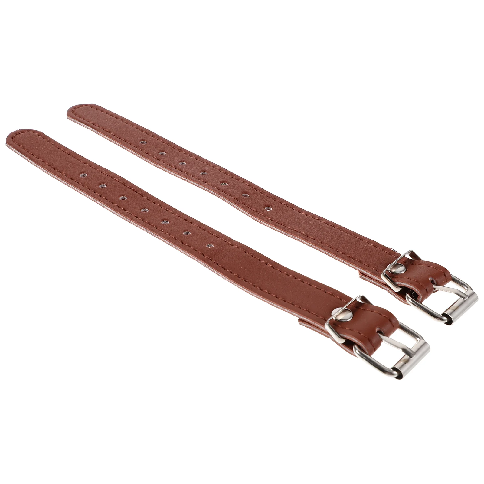 Sangles De Panier Vélo En Cuir – 2 Paires, Fixation élégante Et Solide Pour Panier Avant, Réglables