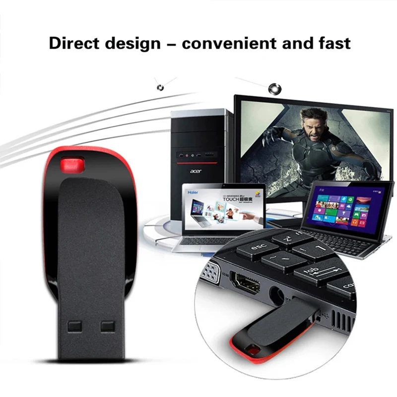 USB Flash Drive High Speed USB 2.0 Pendrive 8GB 16GB 32GB 64GB 128GB 512GB