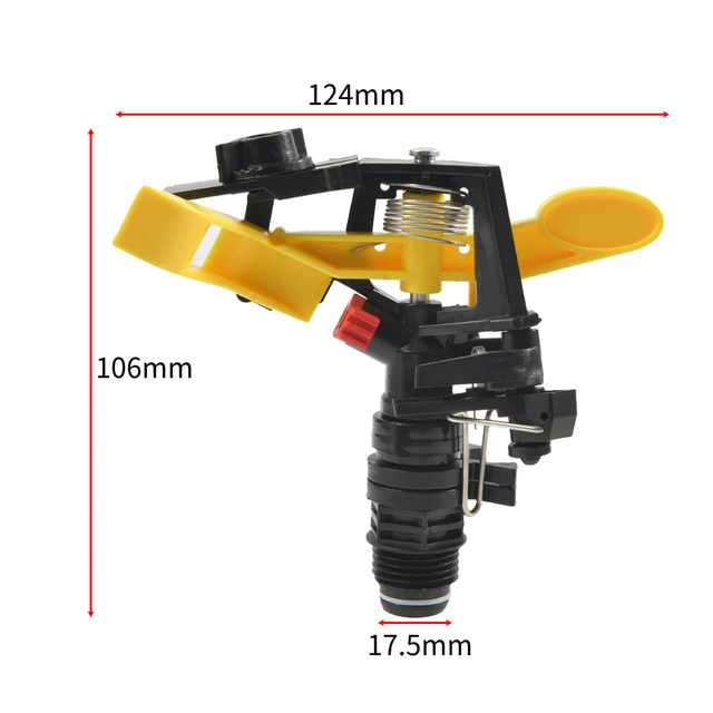 1/2 "Farm Forgó Rocker Sprinklerek 360 Fokos Automatikus Sprinkler Fej 1Pc - Image 4