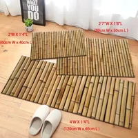 Bamboo Crystal Velvet Area Floor Mat and Baby Rug At Home Living Room Kitchen Door Floor Bathroom Mat 2