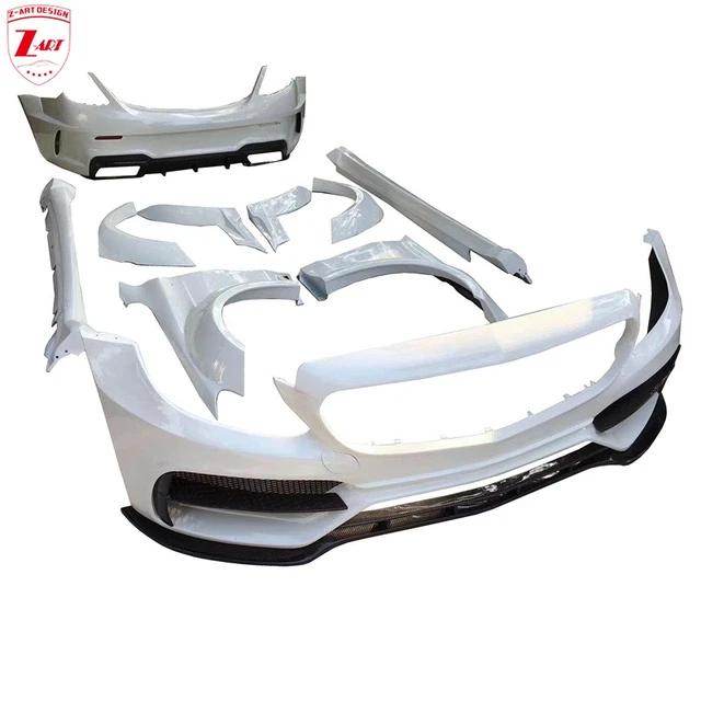 Body Kit for Benz C Class W205 2015+ Upgrade to 19c63 Amg for Mercedes-Benz  C/Glc Class Coupe Amg W205 C43 C63 X253 C300 LED Decorative Lamp  Modification - China Body Kit, Car