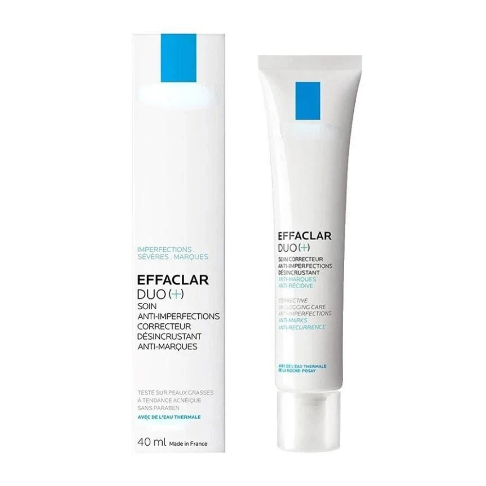 

Roche Posay Original Effaclar Duo+ Moisturizing Face Cream Oil-free Reduces Blemishes Acne Brightens Evens Skin Tone Skin Care