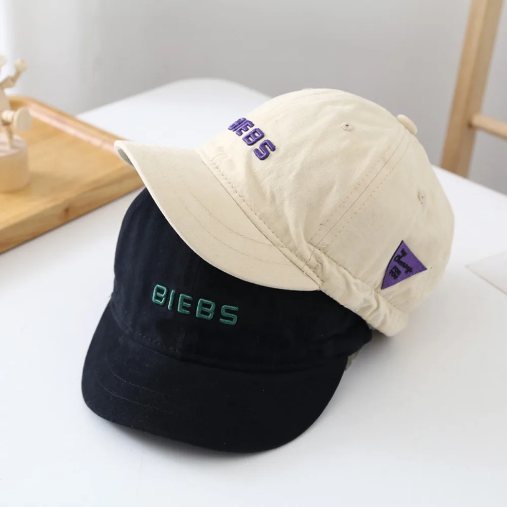 Heiße Kurze Krempe Paar Baseball Kappe Einstellbar Atmungsaktive Angeln Kappe Stickerei Retro Trucker Cap Outdoor Sport – Detail 4