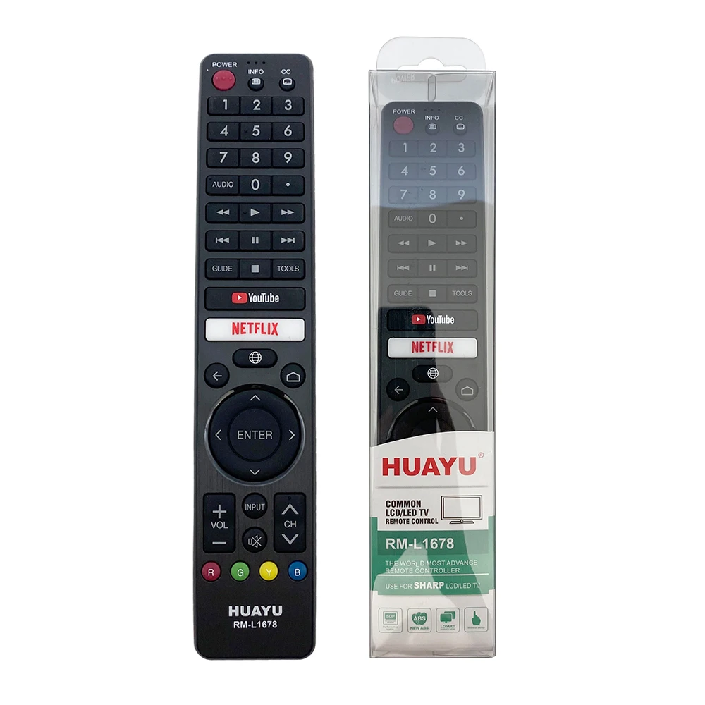 Nuovo Rm-L1678 Per Sharp Aquos Lcd Led Smart Tv Telecomando