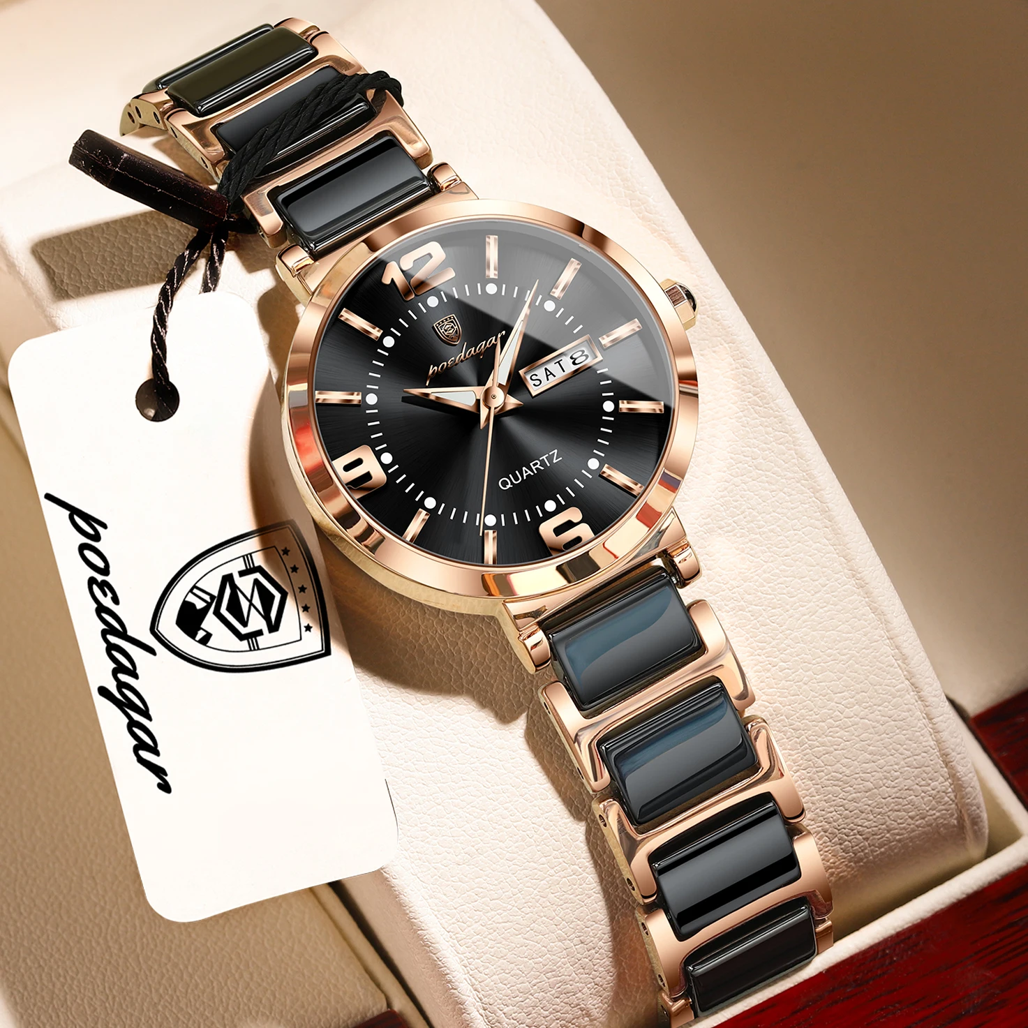 507 RoseGold Black