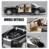 1:24 Rolls Royce Phantom Mansory Alloy Car Diecasts & Toy Vehicles Car Model Sound and light Pull back Car Toys For Kids Gifts 5