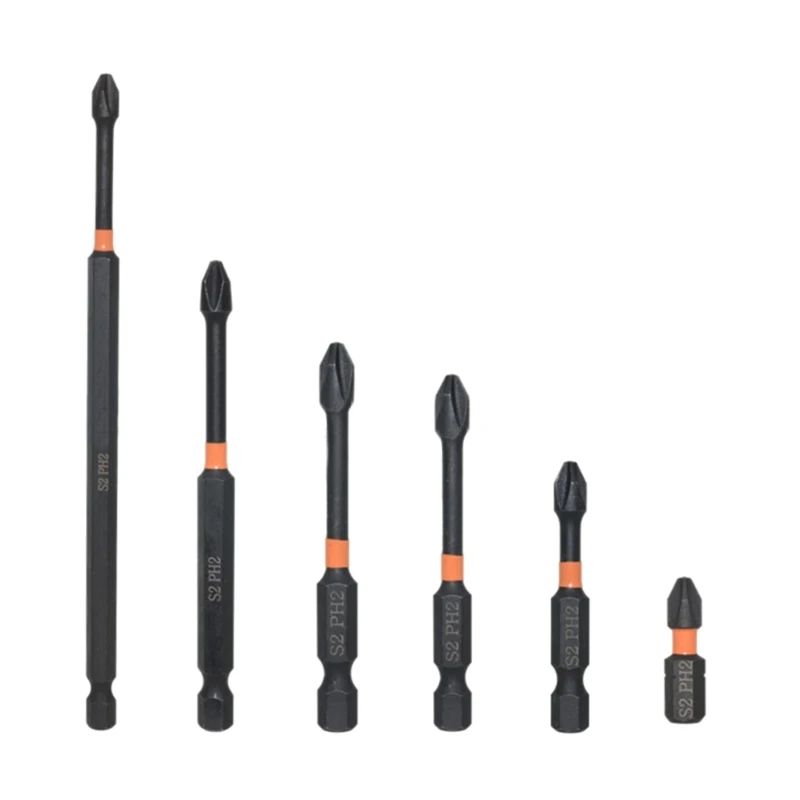 

Multi-functional PH2 Magnetic Phillips-Impact Batch Head Hardness Screwdriver Bit 25mm 50mm 65mm 70mm 90mm 150mm