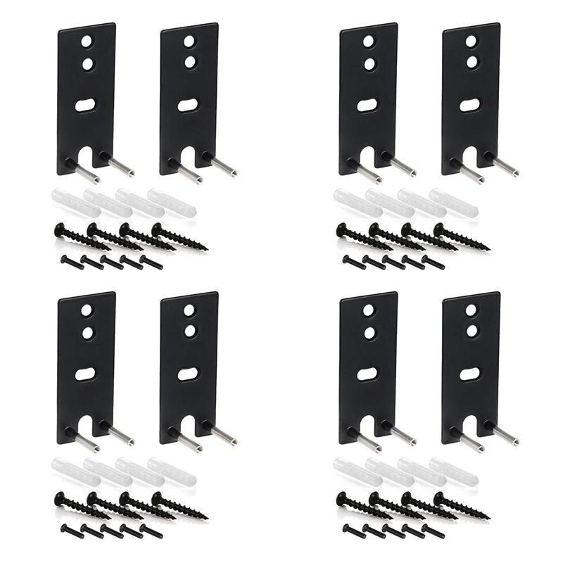 

JABS 8X Steel Black Wall Mount Brackets Replacement For Omnijewel Lifestyle 650 & Surround Speakers 700