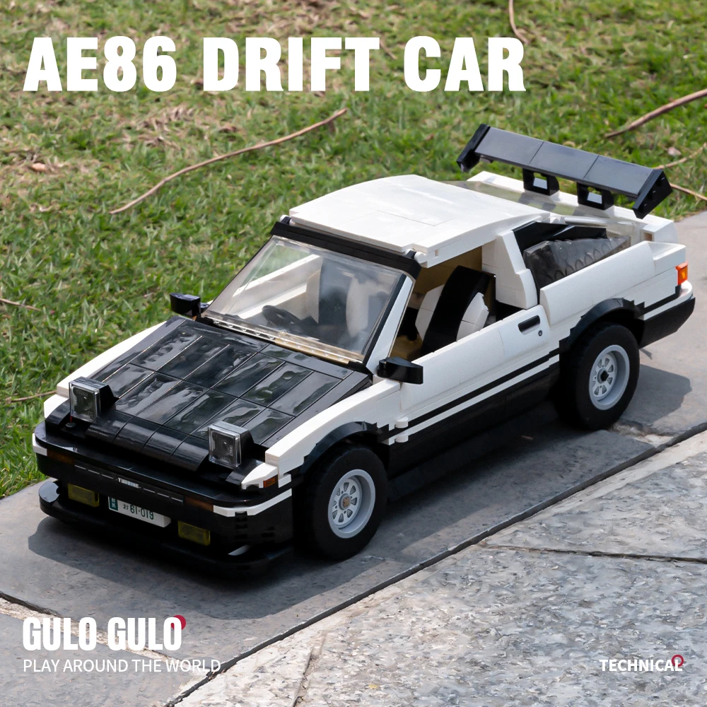 Ae96 Car Model Technical Building Blocks Initial D Racing Car Anime Creative Bricks For Adults Children Toys Gifts 1234pcs Aliexpress