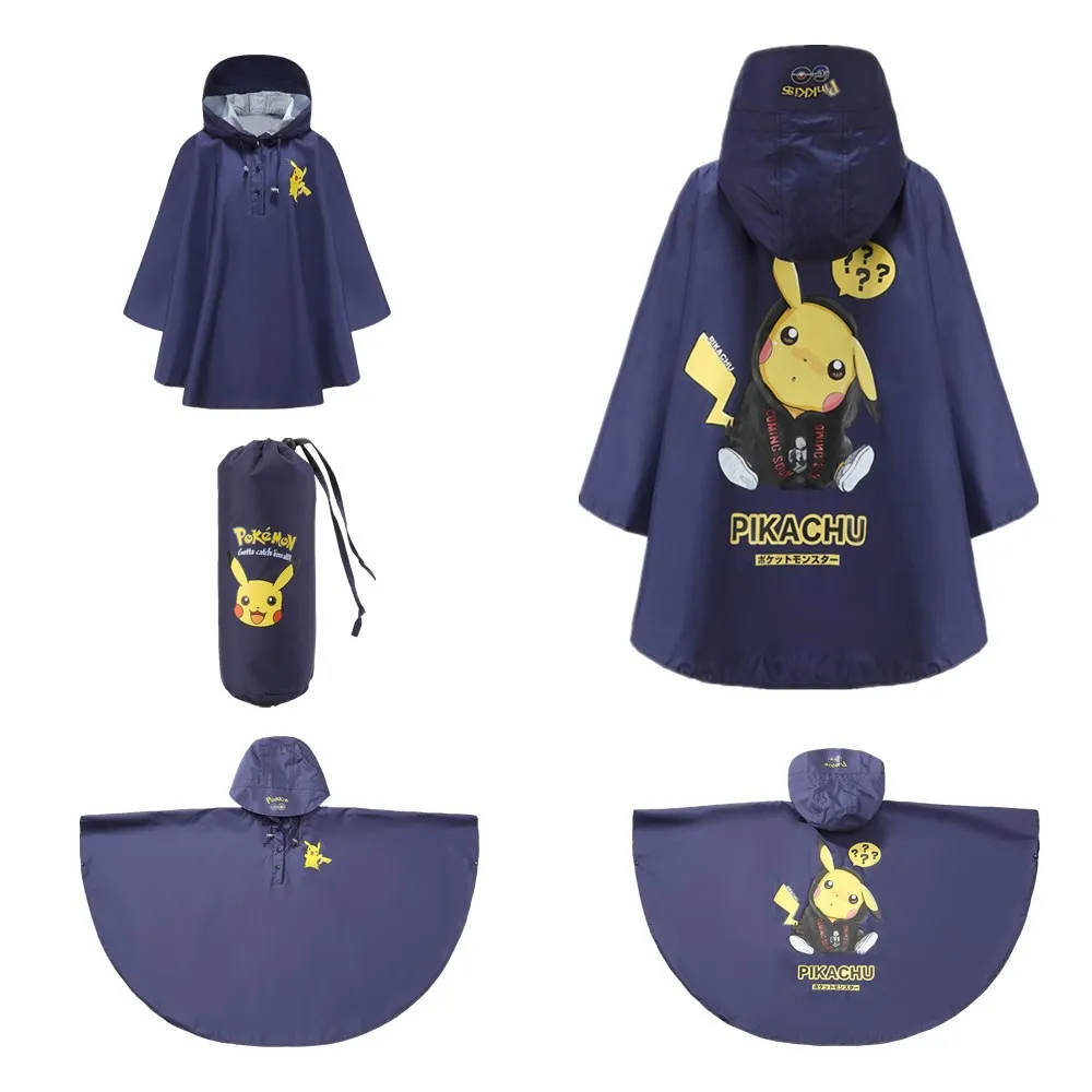 Poncho Rain Children | Pokemon Raincoat | Baby Jacket Boy - Action Figures Aliexpress