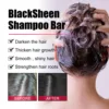 Dyeing Hair Shampoo Repair Gray White Hair Treatment Natural Hair Color Nourishing Cleansing Reduce Gray Hair Darkening Soap 55g 3