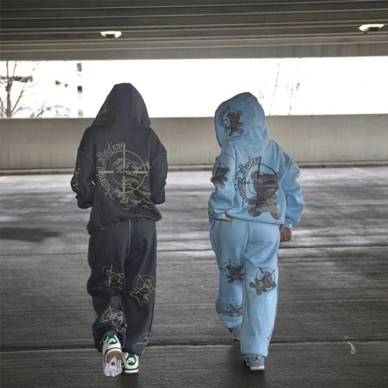 

2000s Colorful New Letter Print Hoodies For Women Y2k Loose Sweatshirt Oversized Korean Fashion Harajuku Hooded Men's Clothing