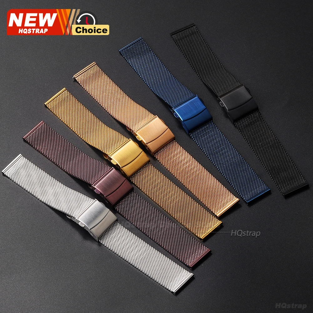 Premium Milanese Stainless Steel Watch Strap - Versatile Sizes