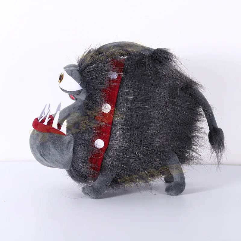 Premium Glooker Dog Plush Toy - High-Pile Realistic Black Stuffed Animal with Ultra-Soft Fur , Collectible  Doll  Gift