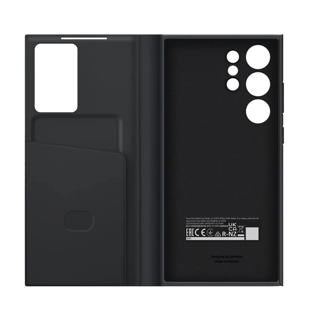 Origina For Samsung Galaxy S23 Ultra S-View Wallet Case For