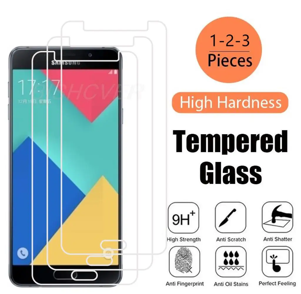 

For Samsung Galaxy A5 2016 Tempered Glass Protective For Samsung Galaxy A5 2016 A510 A5100 SM-A510F Screen Protector Film Cover
