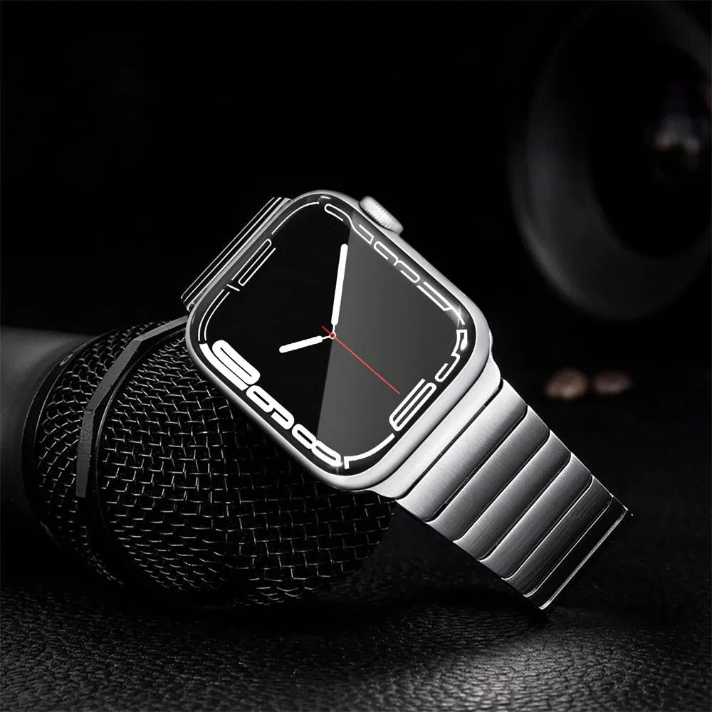 Stainless Steel Metal Watch Strap with Butterfly Buckle
