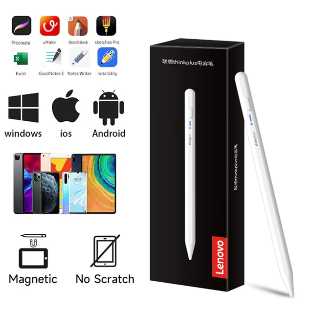 Lenovo thinkplus Universal BP16 Touch Pen For Tablet Mobile Android ios Phone iPad Accessories Drawing Tablet Stylus Pen 1