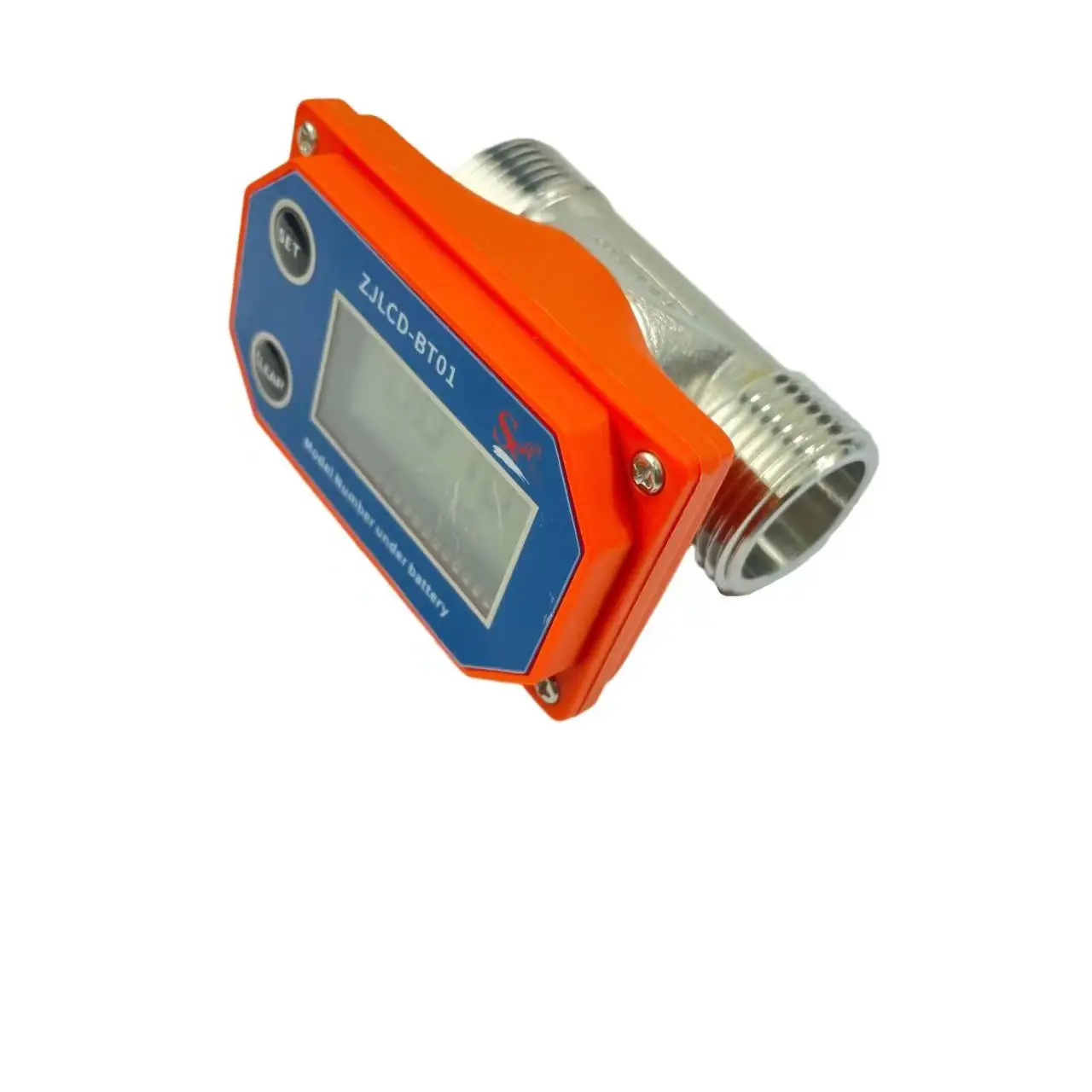 

DN20 SUS304 SS Irrigation Water Flow Sensor G3/4“ 5-150lpm ZJ-LCD-BT01 BSPP Turbine Battery Flowmeter Dijiang Ceramic Axis