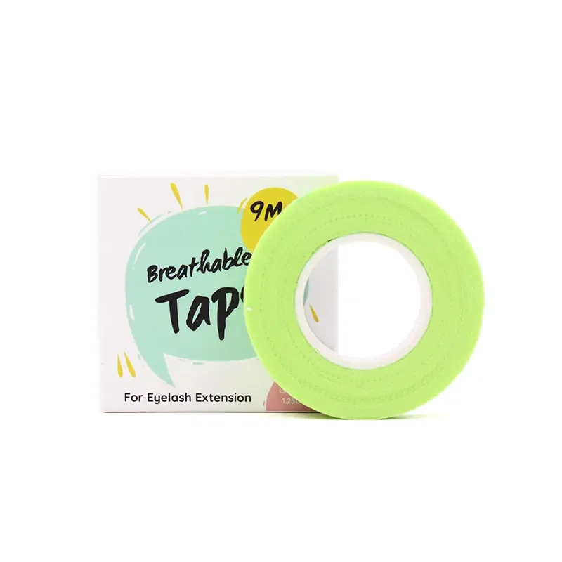 900cm FUNMIX Japanese Green Breathable Tear-resistant Medical Tape Quality Lint-free Eye Patches for Eyelash Extension Grafting