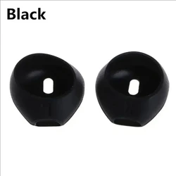 Premium Silicone Eartips - Ultra Thin, Anti - Slip Earphone Covers for a Comfortable Listening Experience (Black)