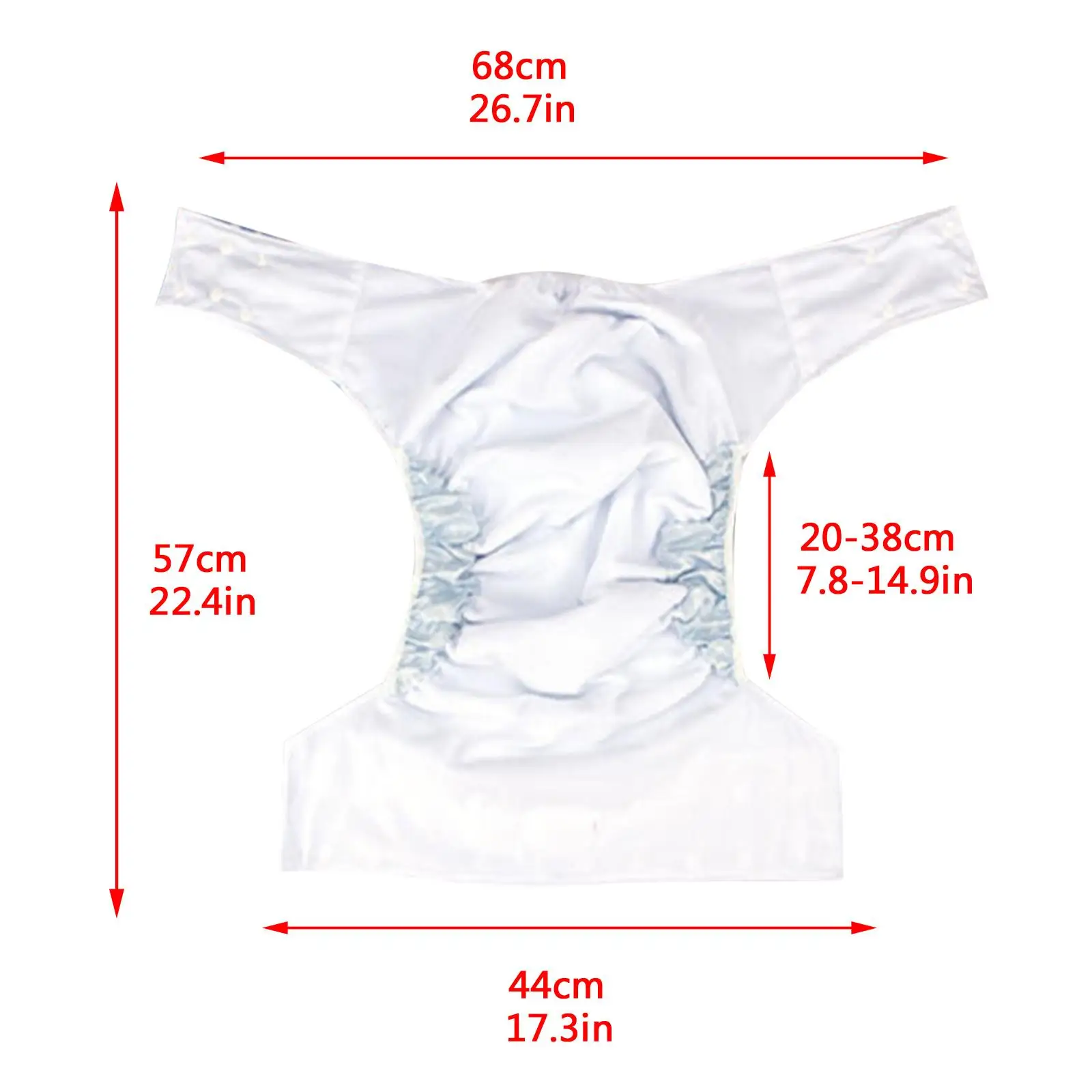 Reusable diapers disposable adult diapers Adjustable Adult Cloth Diaper Washable Incontinence Odor Free for Old People