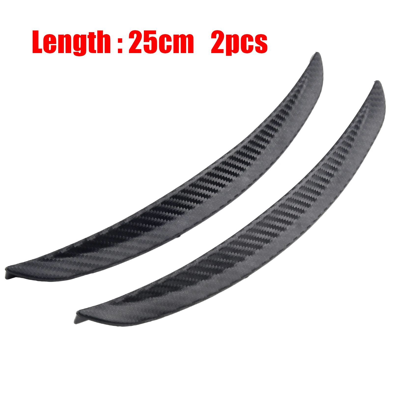 

Lip Strips Protection Strip Kit Auto Parts Car Accessories Carbon Fiber Black Replacement Splash Guard Parts New