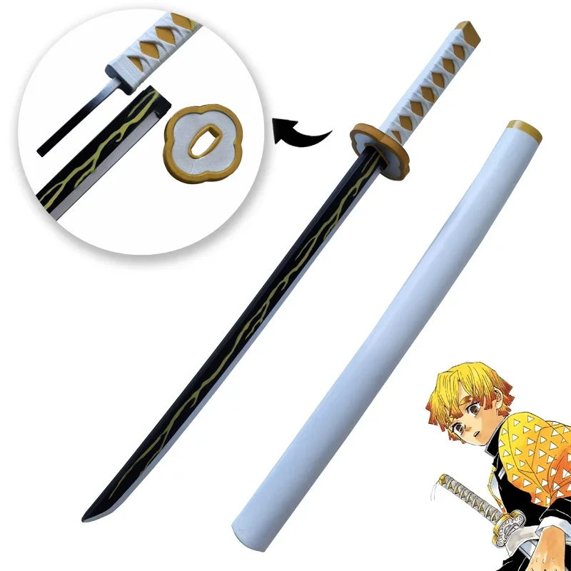 Cosplay Sword Cosplay Prop Cosplay Toy Demon Slayer Katana Sword Original Assembled Anime Cosplay Props Orange Rengoku Kyoujurou Kochou Kanae Swords 72cm