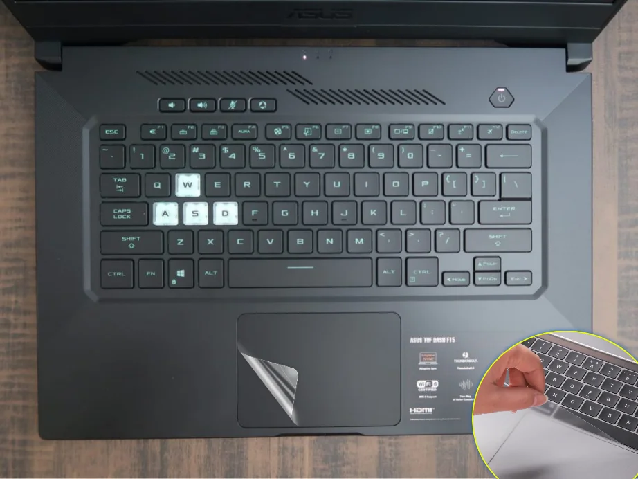 Opaco Per Asus Tuf Dash F15 Fx516Pm Fx516Pe Fx516Pr Fx516P Fx516 Fx 516 15.6 ''Touch Pad Touchpad Pellicola Adesiva Protettiva