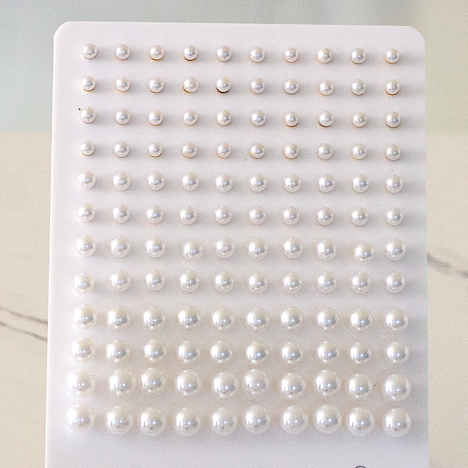 60Pairs Round White Imitation Pearl Stud Earrings For Women Men Korean Simpe Stainless Steel Push Back Ear Wholesale Jewelry Set 2