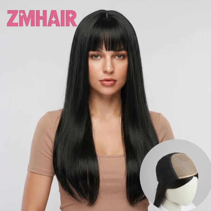 6x6인치 실크 베이스 풀 핸드타이드 레미 유럽산 헤어 가발, 실크 탑 PU 엣지 글루리스 경량 소프트 다크 브라운 여성용 가발