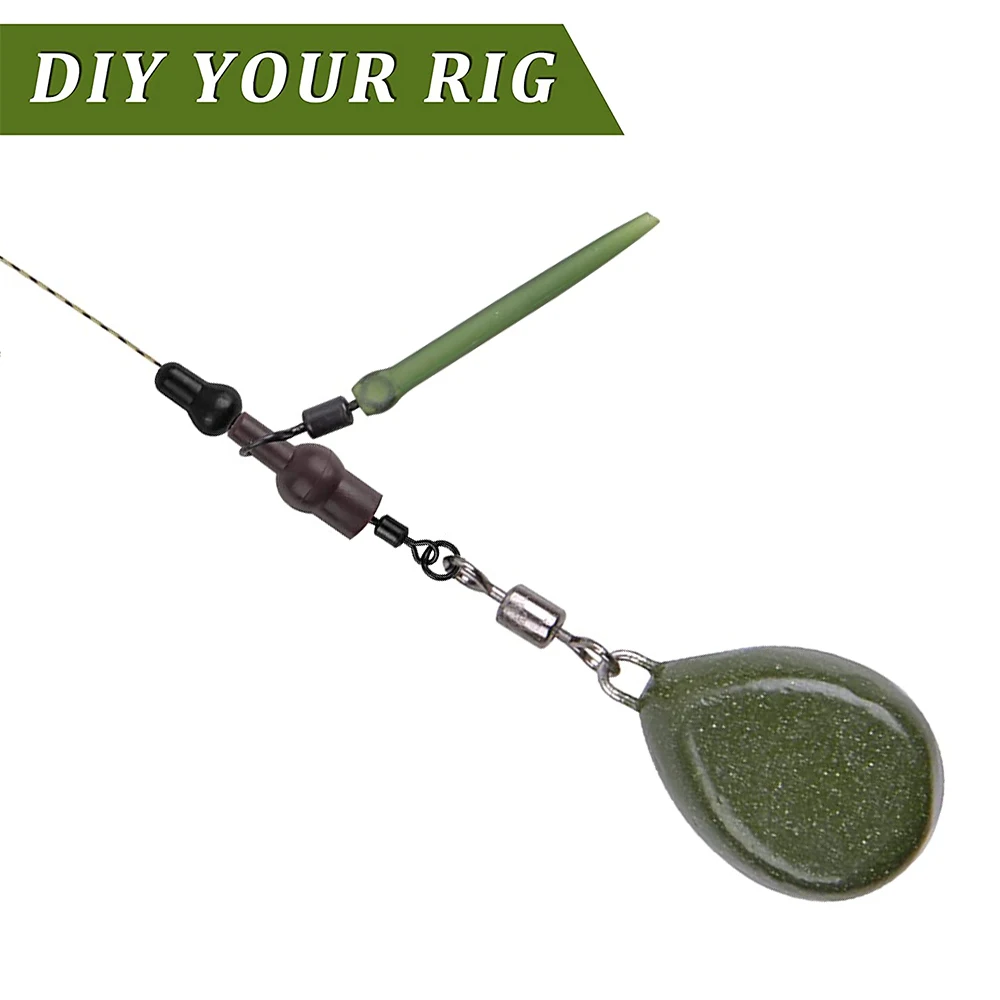 Lot De 50 Perles En Caoutchouc En Forme De Tulipe Pour La Pêche En Plein Air