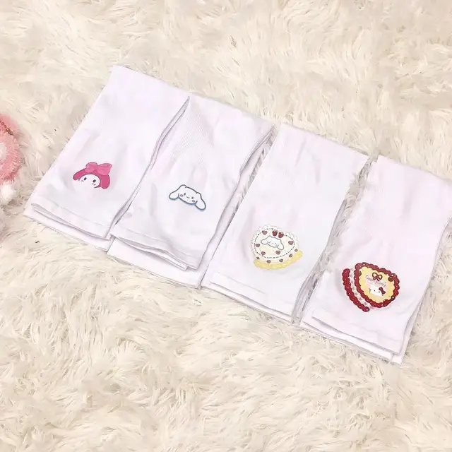 TAKARA TOMY Summer Hello Kitty Thin Section Boys and Girls Outdoor Sunscreen Breathable Ice Sleeves Students Cute Sleeves 5