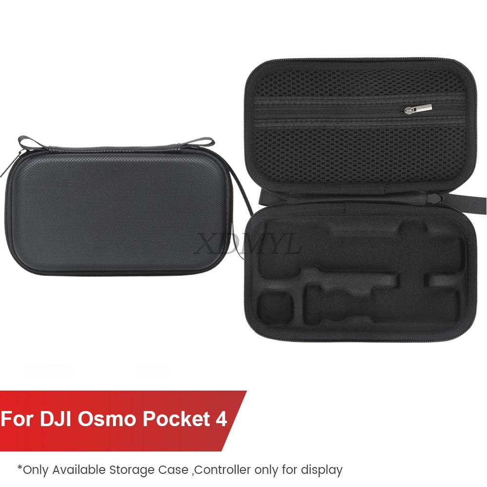 حقيبة تخزين للسفر مضادة للسقوط من البولي يوريثان لجهاز DJI Osmo Pocket 4، حقيبة حمل مقاومة للغبار ومقاومة للماء، حقيبة يد لجسم الكاميرا
