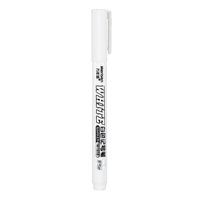 White Waterproof Marker Pens - 2.0mm for DIY Graffiti & Sketching