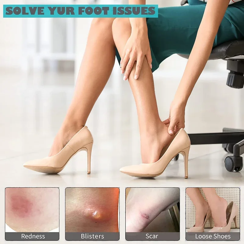 Heel Insoles Patch Pain Relief Anti-wear Shoe Cushion Pads Feet Care Heel Protector Adhesive Back Sticker Shoes Insert 2pcs shoe insoles heel patch insole heel protector shoe repair patches heel protector pads shoe repair patch heel insoles shoe repair stickers heel cushion insole heel cushion protector