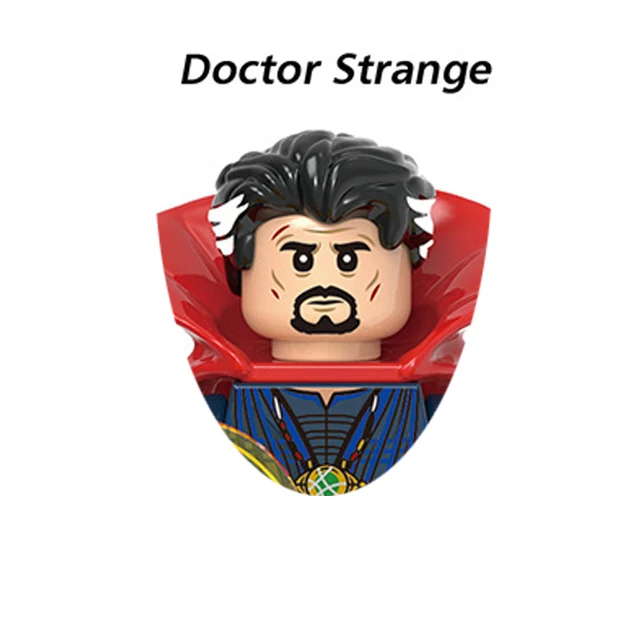 Brand DISNEY Green Goblin Mysterio Doctor Octopus Building Blocks Doctor Strange Sandman Electro Action Figure Kid Toy Bricks A-X1648