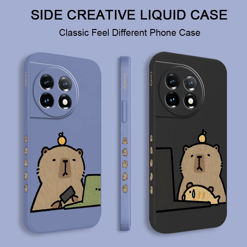 Diligent Capybara Liquid Silicone Phone Case