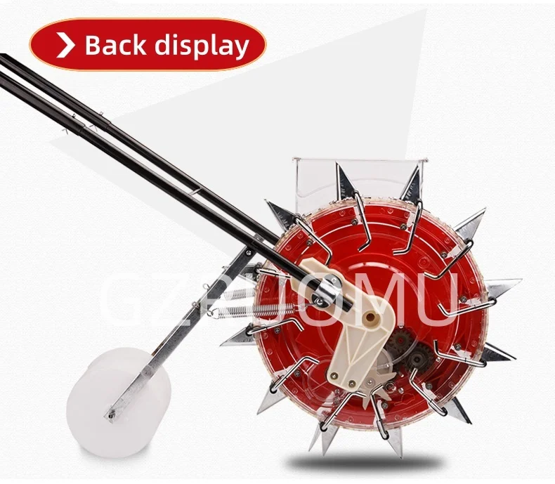 Drum Type Seeder Hand Push Multi Function Sowing Machine For Corn Peanut Soybean