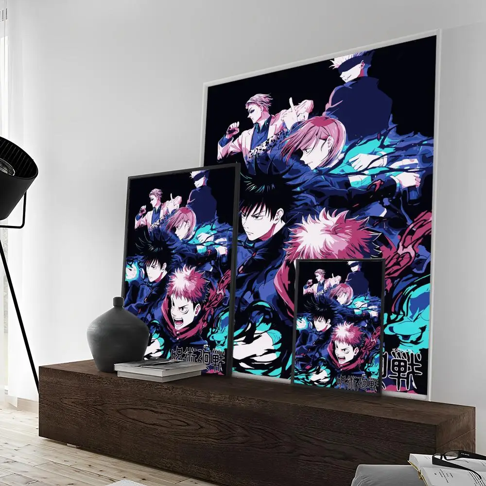 Poster prints anime poster Jujutsu Kaisen anime poster home decoration highend Kraft paper wall painting study home living room decoration picture