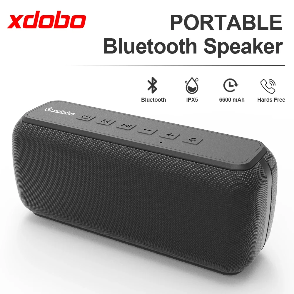 Bluetooth-Колонка XDOBO X7, 6600 мАч, 50 Вт, IPX5, водонепроницаемая